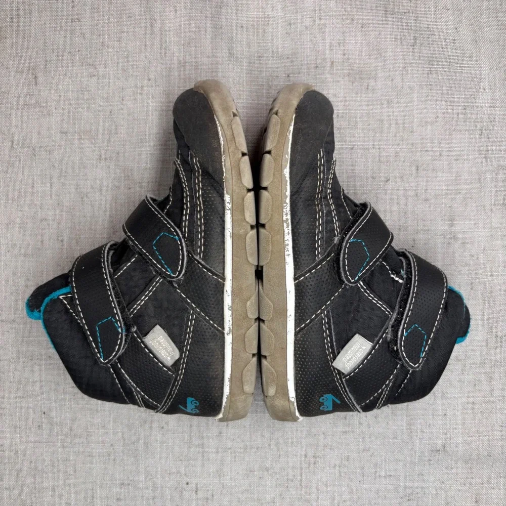 See Kai Run Atlas‎ Black Gray Snow Boot Rain Boot Waterproof Insulated Kids 10